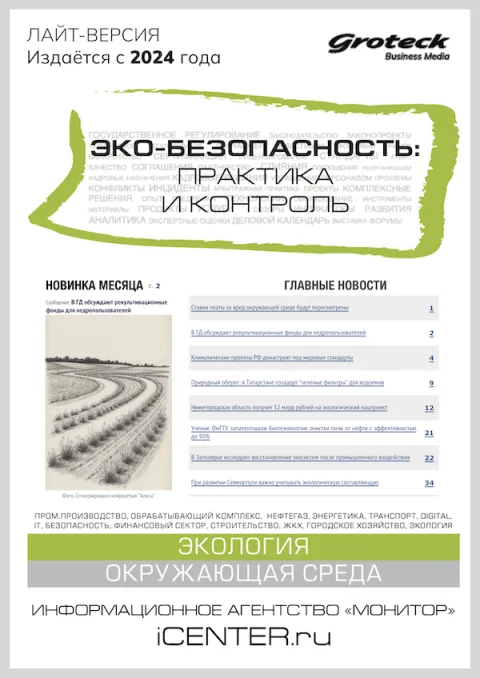 Обложка издания «ЭКО-БЕЗОПАСНОСТЬ: ПРАКТИКА И КОНТРОЛЬ»