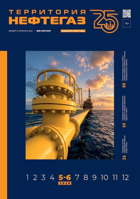 Обложка издания «ТЕРРИТОРИЯ НЕФТЕГАЗ»